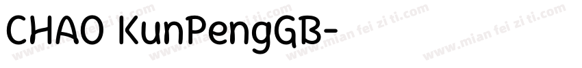 CHAO KunPengGB字体转换